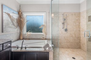 Shower, towels