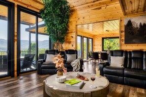 Televisión, chimenea