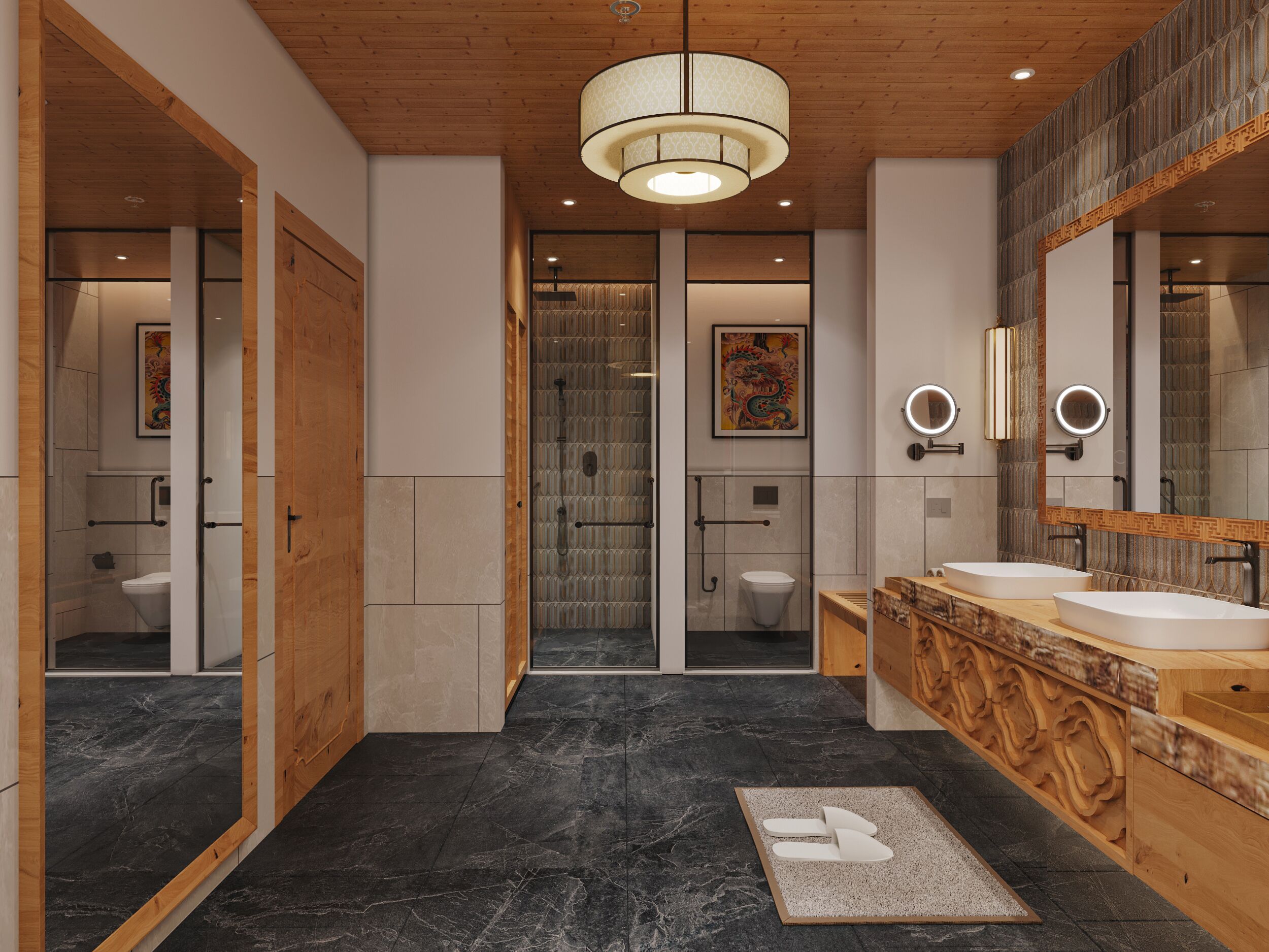 Phòng Suite Grand (Luxury) | Phòng tắm | Áo choàng tắm 
