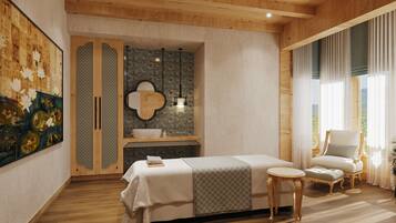 Hot stone massages, 2 treatment rooms