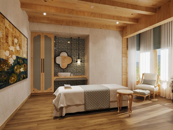 Masajes con piedras calientes y 2 salas de tratamiento 