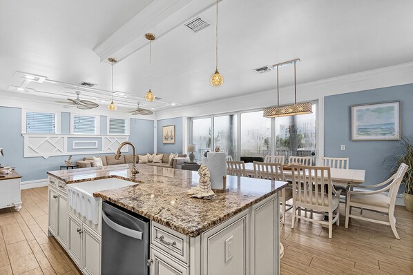 Interior - 571 Seabatical: Canal Front With Pool! (Fort Myers Beach)