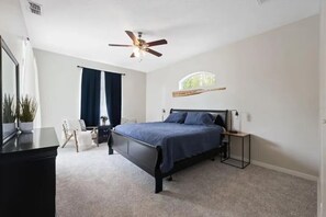 4 bedrooms, iron/ironing board, free WiFi, bed sheets