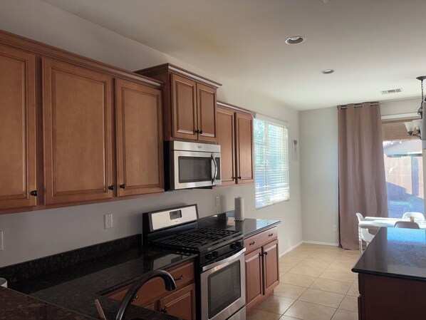 Microwave, oven, stovetop