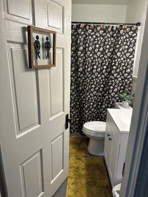 Towels, soap, toilet paper