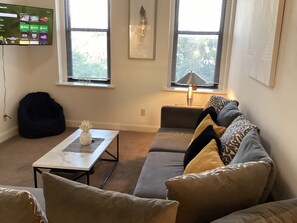 TV - Stylish Bedroom Escape-Warm & Relaxing Ambiance in lovely Greensboro with AC (Greensboro)