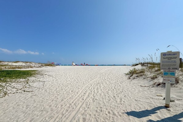 Beach nearby