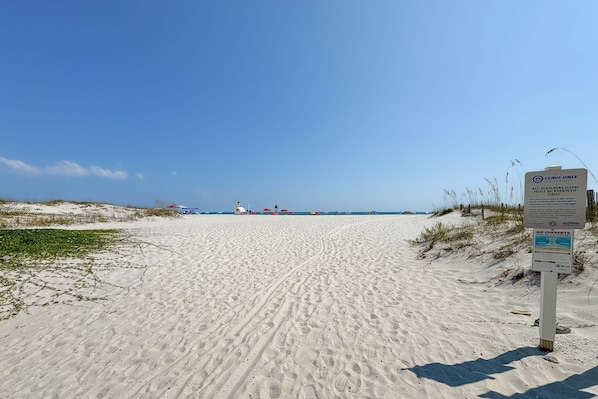 Beach nearby