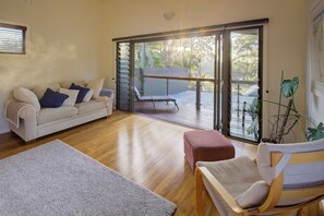 TV, fireplace, DVD player, books