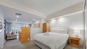 Clean and comfy bedroom