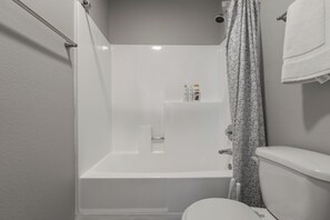 Towels, soap, toilet paper