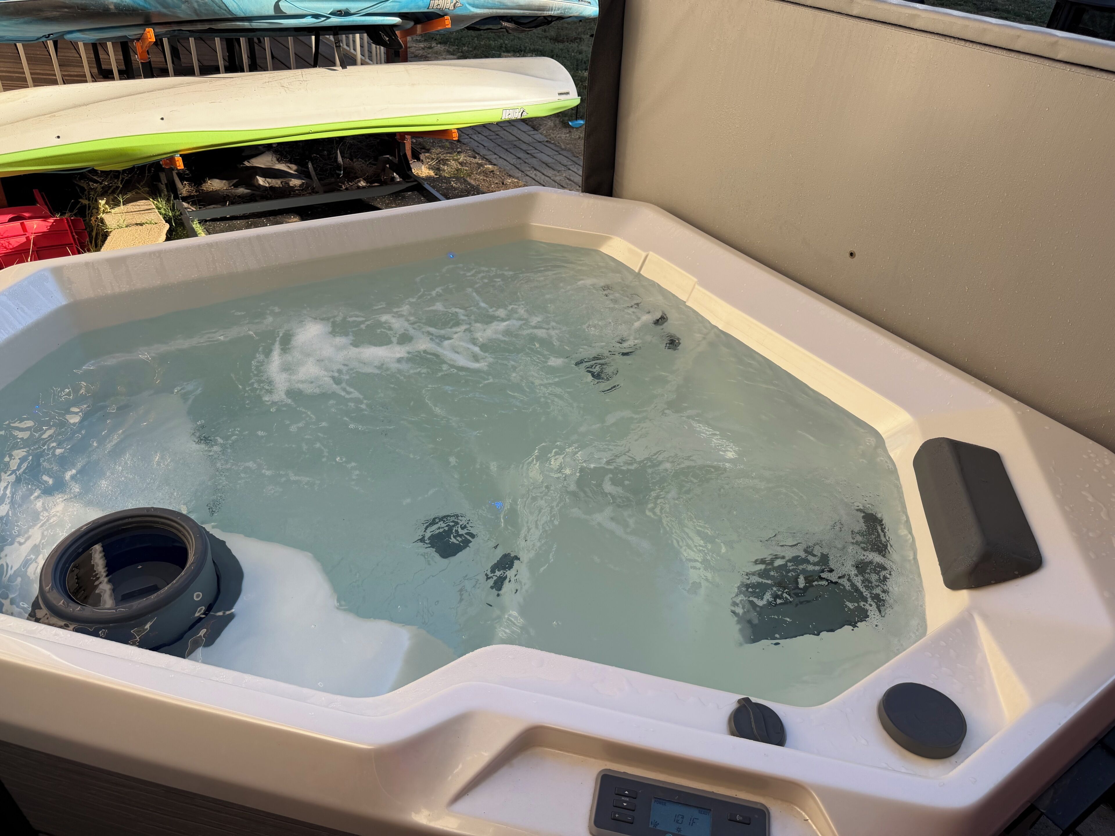 Bain à remous extérieur