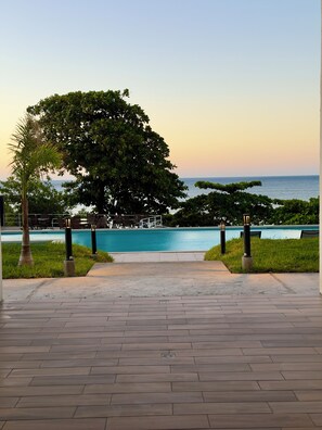 Outdoor pool - High Rise Beachfront Condo
       -Stay@Valentino- (Playas Negras)