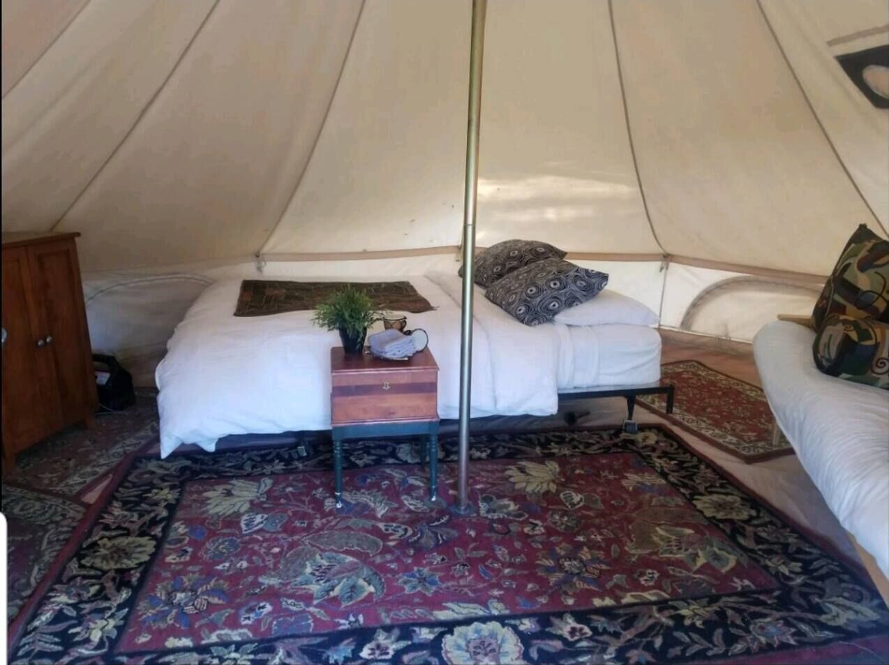 1 室のベッドルーム、ベッドシーツ