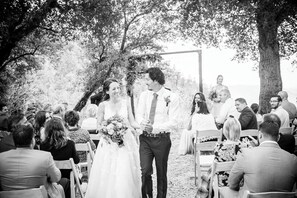 Zona a l'aire lliure per a la celebració de banquets