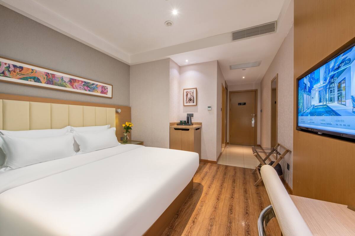 Habitación estándar doble | Escritorio, espacio para trabajar con un portátil, wifi gratis