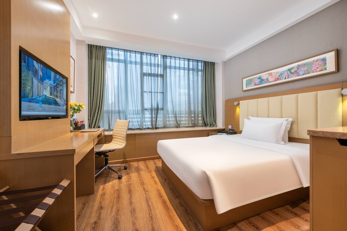 Habitación doble superior | Escritorio, espacio para trabajar con un portátil, wifi gratis