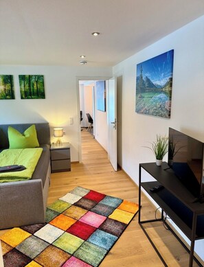 1 bedroom, bed sheets - Vacation apartment Dahoam² Ruhpolding (Ruhpolding)