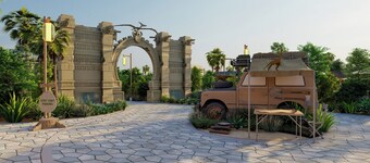T-Rex Glamping, Dubai Parks and Resorts