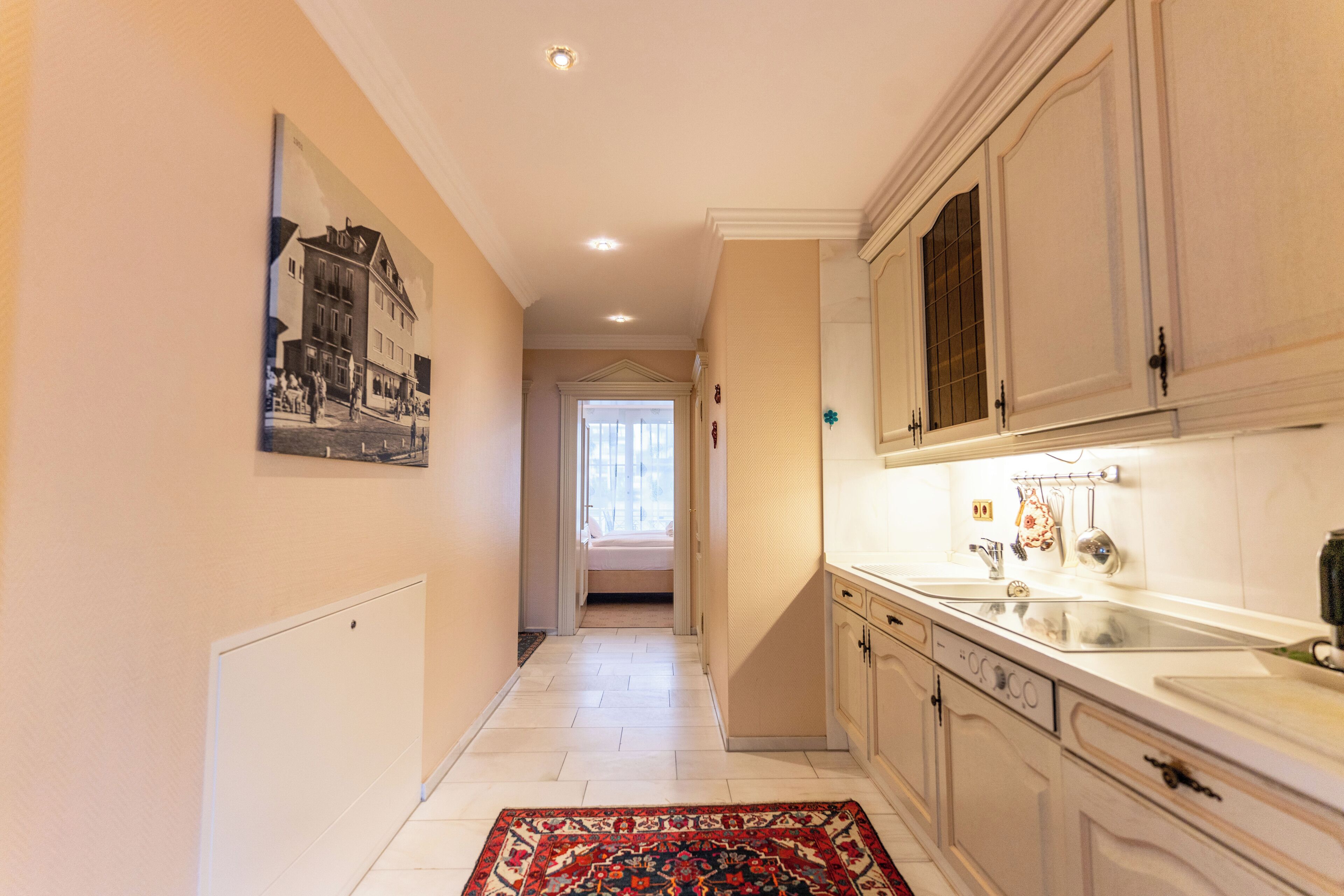 Comfort Apartment, 2 Bedrooms, Beach View | Private kitchen