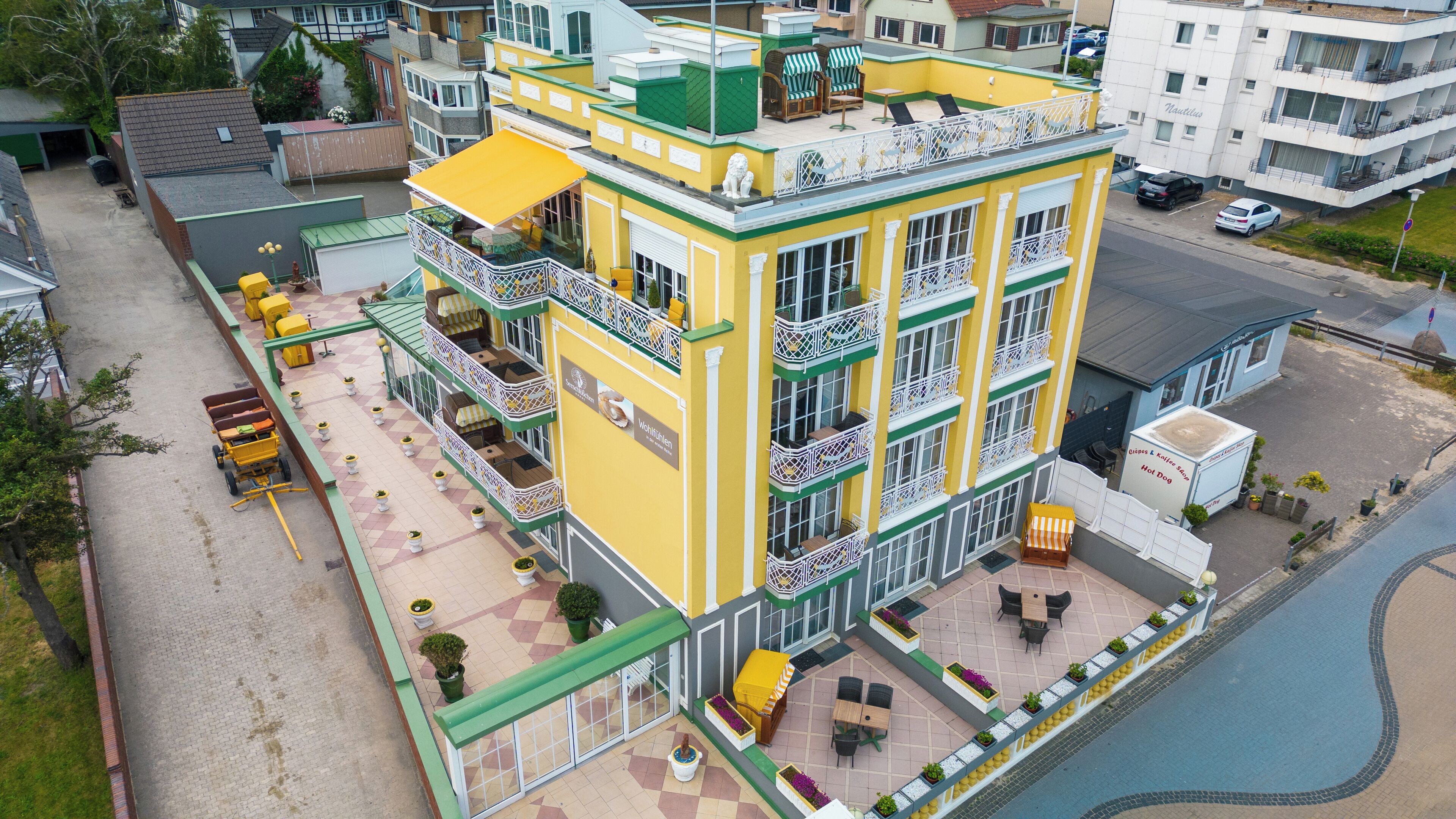 Voorkant van accommodatie