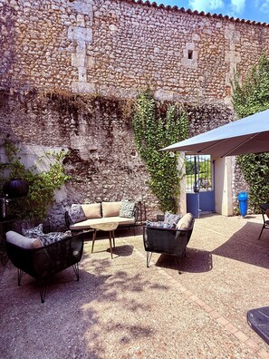 Deluxe tweepersoonskamer | Terras