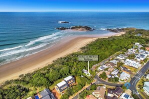 Accommodatie ligt op het strand