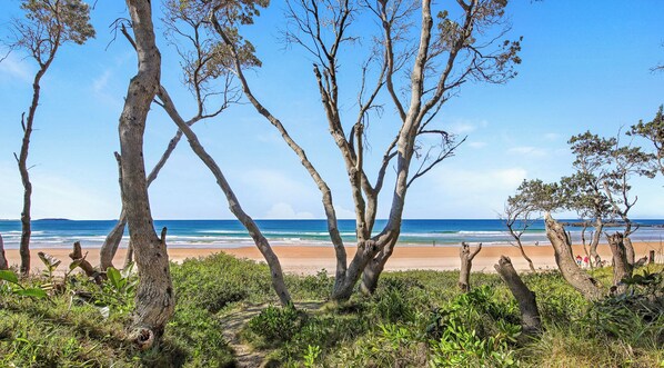 Na praia 