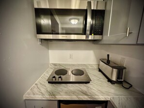 Microwave, oven, stovetop