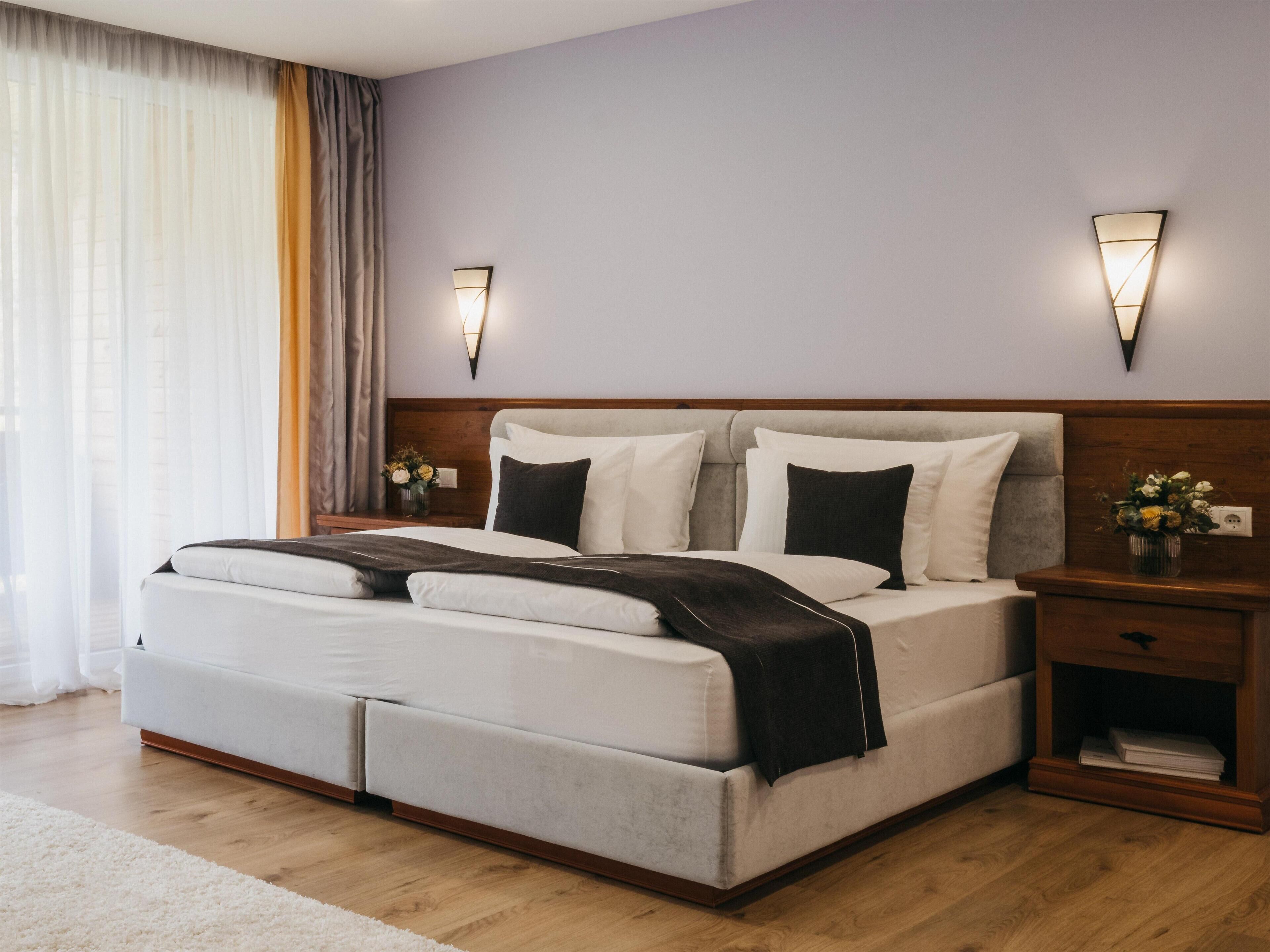 Economy-Doppelzimmer, 1 Schlafzimmer, Balkon, Hügelblick