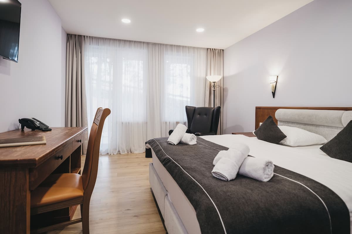 City Double Room, 1 Bedroom, Balcony, City View | In-room safe, desk, laptop workspace, free cribs/infant beds