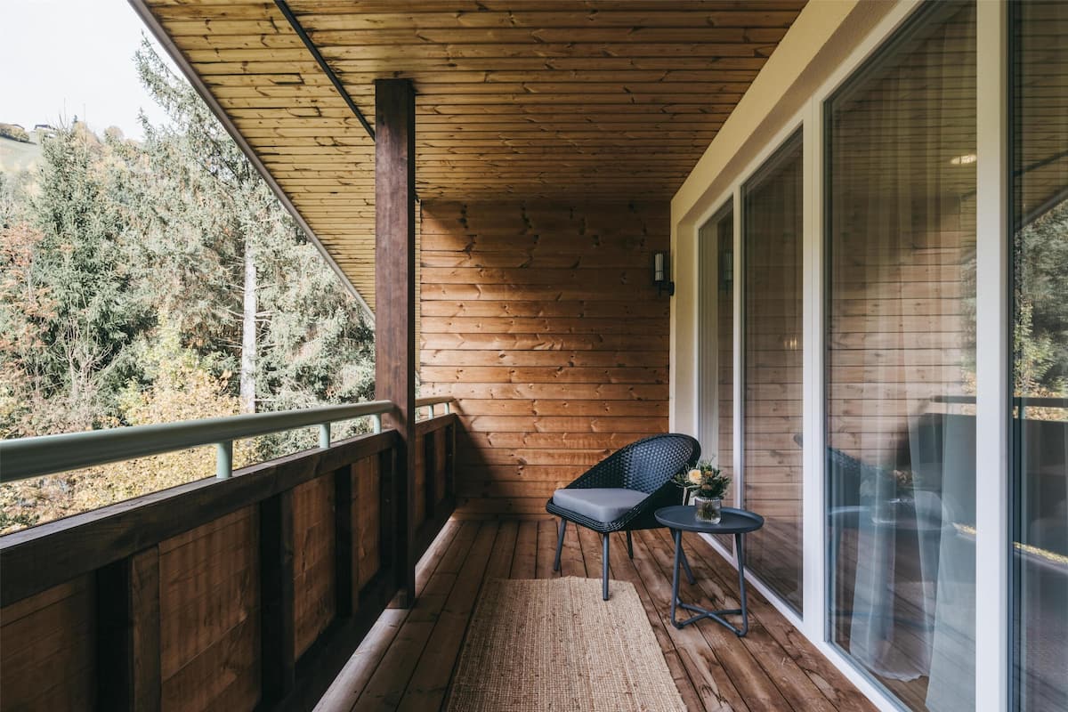 Comfort-Doppelzimmer, 1 Schlafzimmer, Balkon, Hügelblick