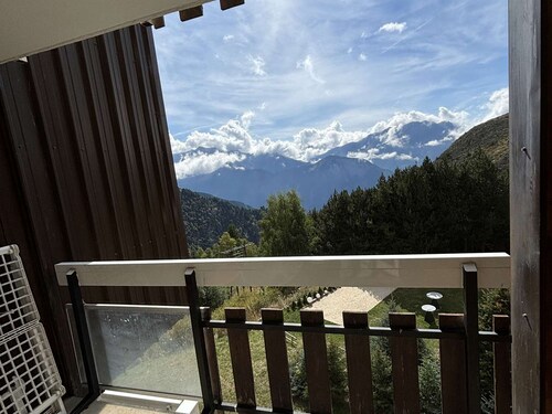 Appartement cosy 4 pers, balcon ensoleillé, Alpe d'Huez