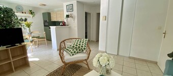 Charming T2 with WiFi in Cambo-les-Bains