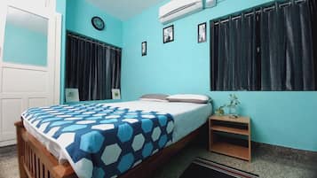 2 habitaciones, tabla de planchar con plancha, wifi y ropa de cama