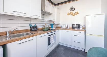 Stylish Stay Steps from Lively Docks