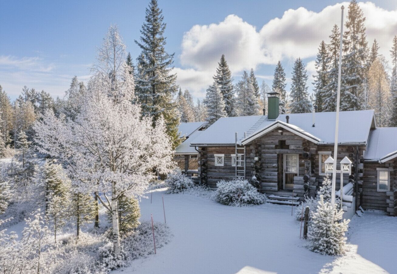 In the winter, Ruka turns into a snowy wonderland. The ski slopes are just minutes away, with options for skiers and snowboarders of all levels.
