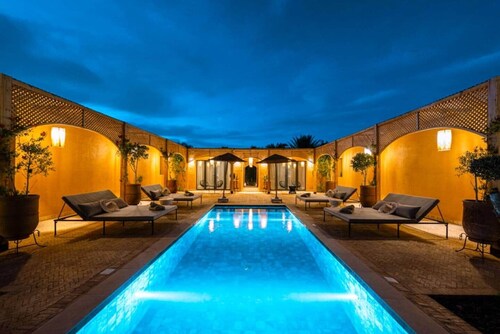 VILLA NAEL MARRAKECH - 4 SUITES - Heated swimming pool