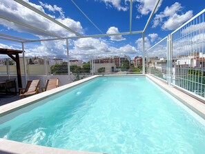 Pool - Elegant villa with Private Pool in Nervión close to metro, perfect for groups (Sevilla)