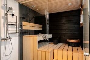 Sauna - Modern 3BR Villa Retreat in Ruka with Private Sauna & Near Ski Slopes (Ruka)