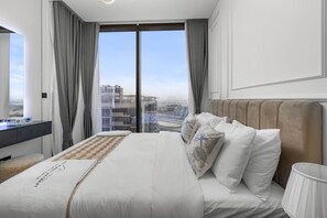 1 bedroom, in-room safe, iron/ironing board, travel crib