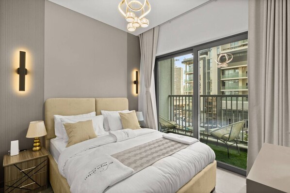 1 bedroom, in-room safe, iron/ironing board, travel cot