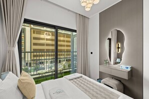 1 bedroom, in-room safe, iron/ironing board, travel crib