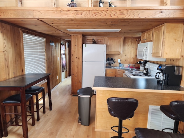 Microwave, oven, stovetop