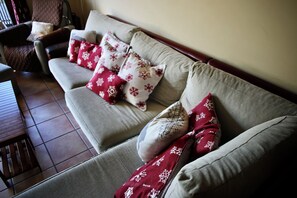 TV, lareira