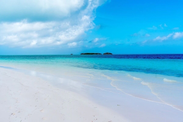 Plage, chaises longues, serviettes de plage