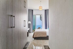Luxury Villa, 3 Bedrooms, Sea View, Beachfront | Premium bedding, down duvets, Select Comfort beds, in-room safe - Olymp Luxury Villa C (Kissonerga)