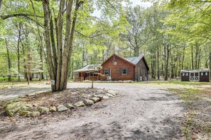 House (3 Bedrooms) | Interior - Hot Tub Soaks & Outdoor Fun: Long Pond Cabin (Long Pond)