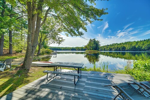 Waterfront Escape w/ Beach Access in Bridgton