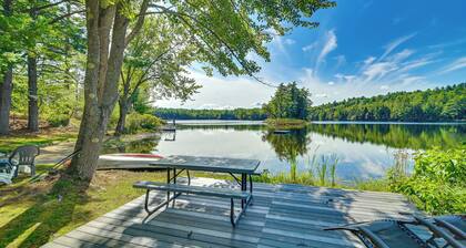 Waterfront Escape w/ Beach Access in Bridgton